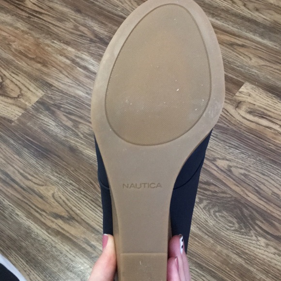 Navy blue wedges - Picture 7 of 9